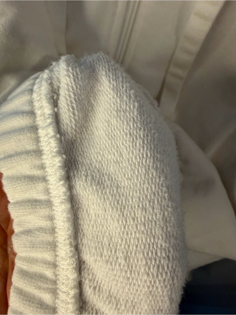 OFFLINE BY AERIE White Cropped Hoodie full zip L - Picture 7 of 9